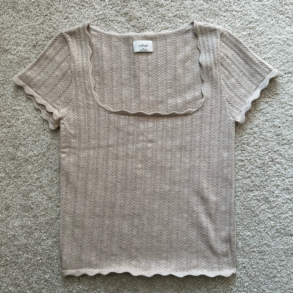 Aritzia Wilfred Parcel Top
